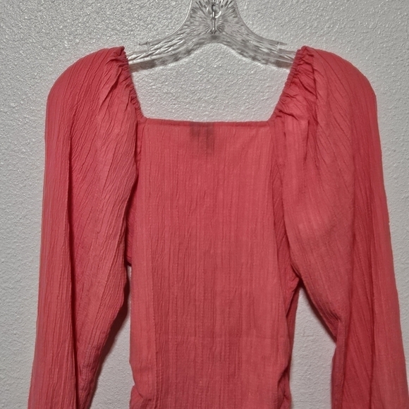 Vero Moda puff sleeve roushing on sides of top size xs - Picture 11 of 13